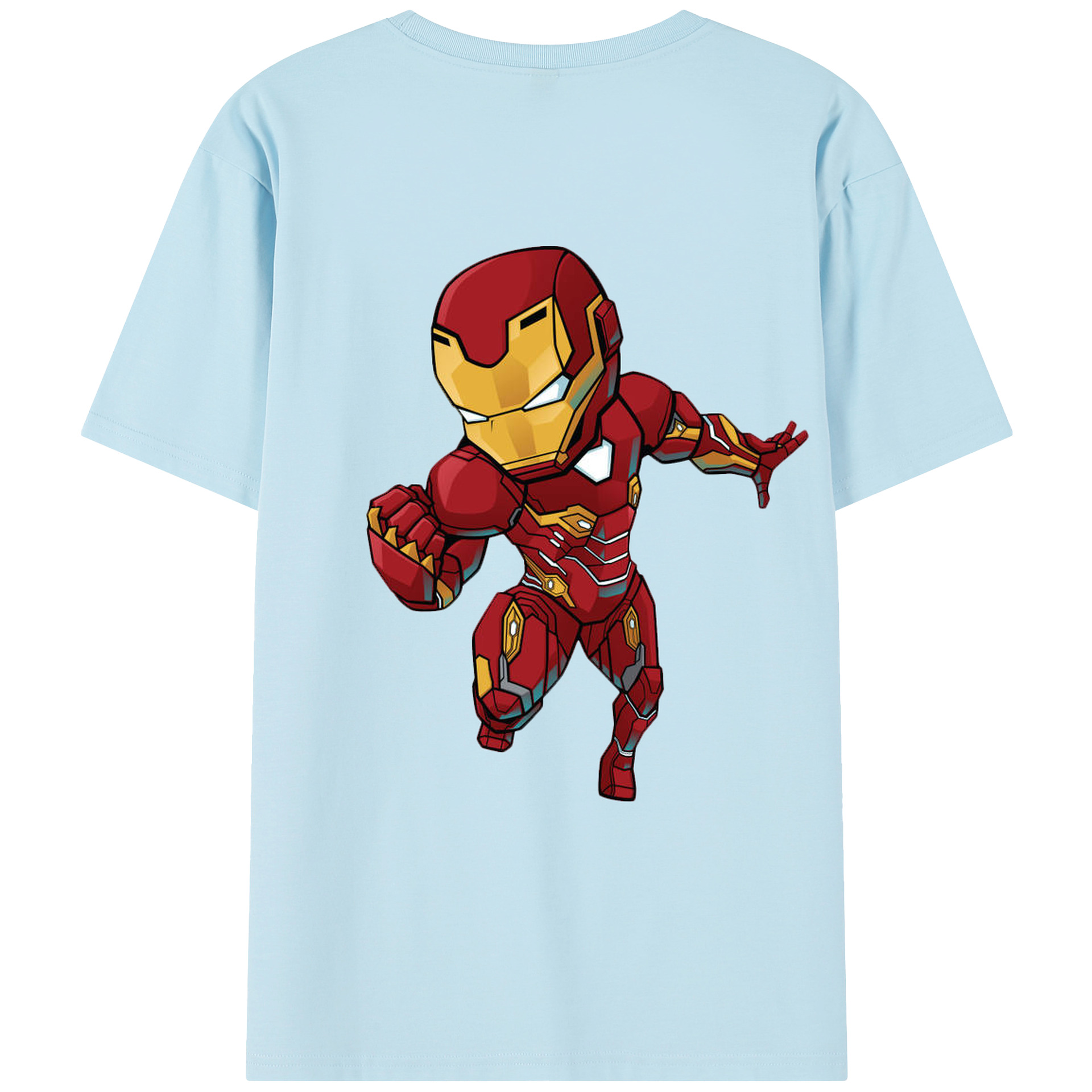 （画像用） アベンジャーズ The Avengers 綿100％半袖Tシャツ（背面プリント）